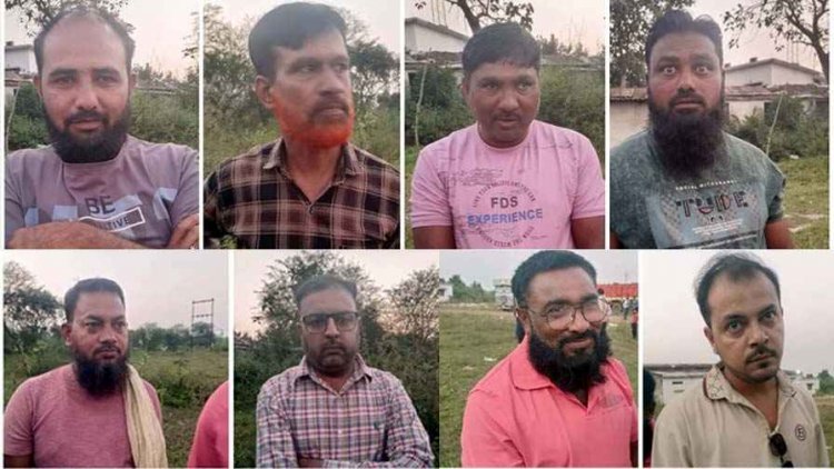 गरियाबंद की राइस मिल में 52 परियों का खेल, रंगे हाथ धरे गए 8 खिलाड़ी, जुआरियों से 25000 नगद, 8 मोबाइल और 6 मोटर साइकिल जप्त