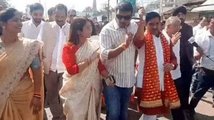 केंद्रीय मंत्री के सामने भिड़े MLA सुशांत शुक्ला और प्रदेश मंत्री हर्षिता पांडेय, यूनिटी मार्च में फर्स्ट लाइन में चलने को लेकर विवाद