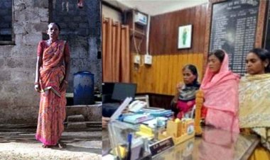 हजम कर गए पीएम आवास और मजदूरी राशि, आज तक अधूरा पड़ा फूलमती का आवास, भाजपा समर्थित सरपंच विधवा महिला का घर तोड़ने आमादा