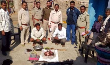 गरियाबंद में वन विभाग की सर्जिकल स्ट्राइक का शिकारी बना शिकार, वन्यजीव का कच्चा मांस और बंदूक-एयर गन जब्त, आरोपी गिरफ्तार