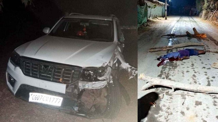 तेज रफ्तार स्कॉर्पियो ने ली बाइक सवार की जान, कार की जोरदार टक्कर से ग्रामीण की मौके पर मौत, दोनों मामलों की जांच में जुटी पुलिस