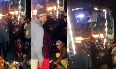 बाबा विश्वनाथ की नगरी बनारस जा रही श्रद्धालुओं की बस के साथ हादसा, मची चीख-पुकार, एक की मौत, 5 महिला समेत 14 श्रद्धालु लहूलुहान