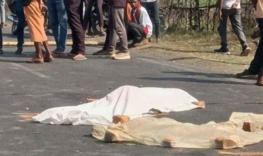 कोयला ट्रेलर की ठोकर से बाइक सवार युवक की मौत, दो घायल, इधर खड़ी कंटेनर से मोटर साइकिल की टक्कर, 1 की गई जान, पसरा मातम