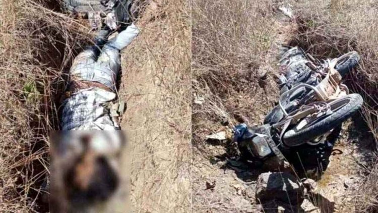 राजिम कुंभ मेला से लौट रहे बाइक सवार हुआ दर्दनाक हादसे का शिकार, मौके पर एक युवक की मौत, 1 गंभीर, गड्ढे में पड़े रहे घायल, इलाज जारी