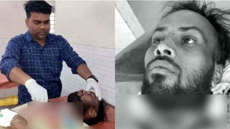 भूत प्रेत के डर से युवक ने खुद के गले में मारा चाकू, फिर कुंए में कूदा, रामकृष्ण की हालत नाजुक, इलाज जारी, अस्पताल के लेटर हेड पर लिखा अपना दर्द