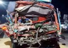 NH 130 में दर्दनाक हादसा, ब्रेकडाउन हाइवा को आधी रात तेज रफ्तार ट्रक ने मारी जोरदार टक्कर, ड्राइवर की मौके पर ही मौत, वाहन चकनाचुर