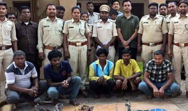 तांत्रिक पूजा के लिए तेंदुआ का शिकार, दो तेंदुए की खाल, हड्डी और नाखून के साथ अलग-अलग जिलों के 5 आरोपी गिरफ्तार, जांच जारी