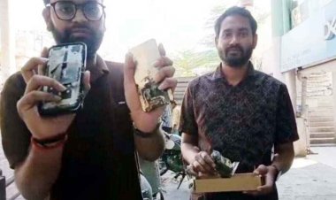 रूह कंपा देने वाला हादसा, अचानक जेब में रखा मोबाइल ब्लास्ट, छात्र झुलसा, पैंट में लगी आग, मची अफरा-तफरी, हा​थ-पैर में आई चोटें, जांच में जुटी पुलिस