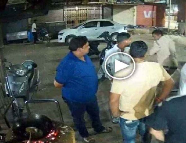 सिपाही ने जबरन किया मारपीट, बंदूक से मारने का आरोप, वीडियो जमकर वायरल, सरेराह युवक की पिटाई करते दिखा जवान, इलाके में तनाव