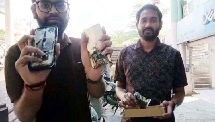 रूह कंपा देने वाला हादसा, अचानक जेब में रखा मोबाइल ब्लास्ट, छात्र झुलसा, पैंट में लगी आग, मची अफरा-तफरी, हा​थ-पैर में आई चोटें, जांच में जुटी पुलिस