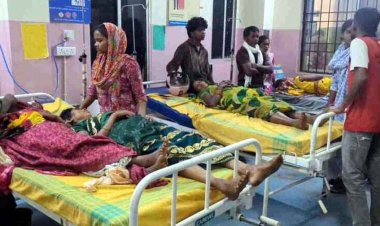 अनियंत्रित होकर पलटी तेज रफ्तार पिकअप, शादी की पार्टी मनाकर लौट रहे 37 घायलों के बीच 2 ग्रामीणों की मौत. मची चीख-पुकार, ओवरलोड बनी वजह!