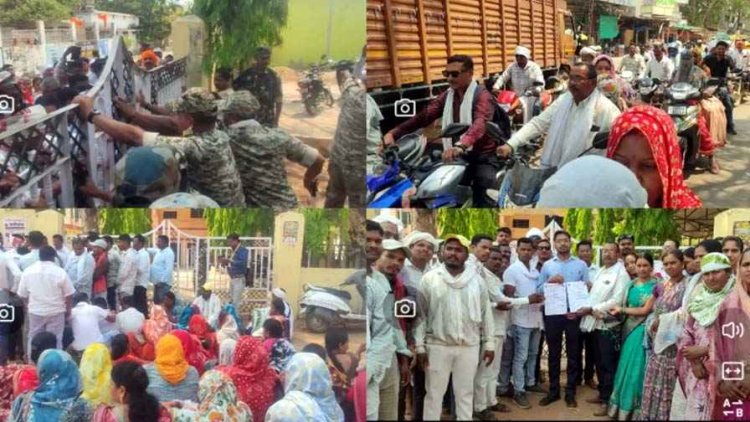 धमतरी में 102 सरपंचों ने किया जनपद का घेराव, दुर्व्यवहार का आरोप, 3 पंचायत सचिवों के खिलाफ कार्रवाई की मांग, उग्र आंदोलन की दी चेतावनी
