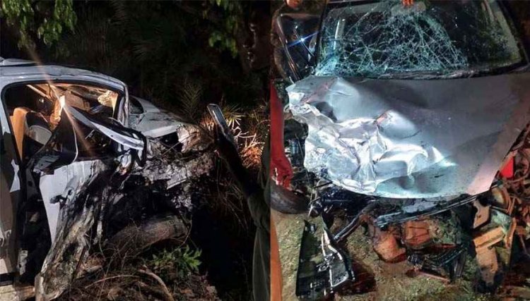 छत्तीसगढ़ में दर्दनाक सड़क हादसा, NH 30 में तेज रफ्तार दो कारों के बीच जबरदस्त टक्कर, शादी से लौट रहे 6 लोगों की मौके पर मौत, मची अफरा तफरी