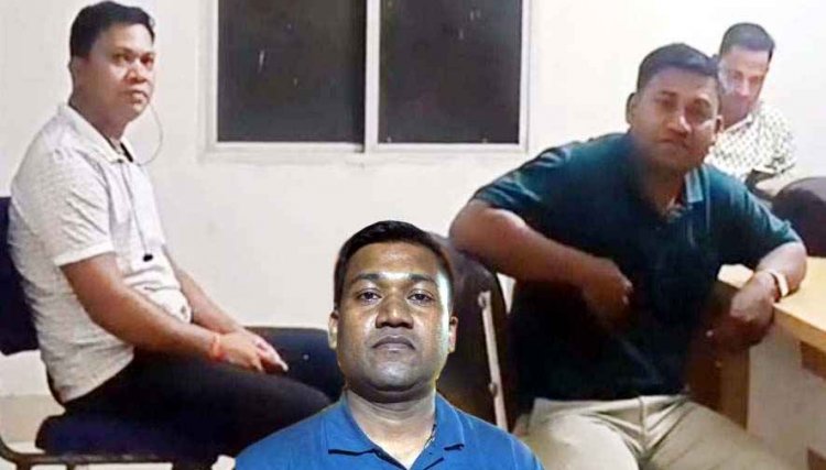 एक लाख रुपये रिश्वत लेते रिश्वतखोर कृषि विस्तार अधिकारी रंगे हाथों गिरफ्तार, ACB-EOW की बड़ी कार्रवाई, बीज कंपनी के एरिया सेल्स मैनेजर से मांगा घूस