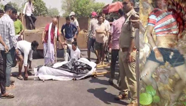 गजराज का आतंक, दंतैल हाथी ने 30 वर्षीय युवक को सूंड से पटका, पैर से कुचला, गुस्साए परिजनों और ग्रामीणों ने सड़क पर शव रखकर किया चक्काजाम