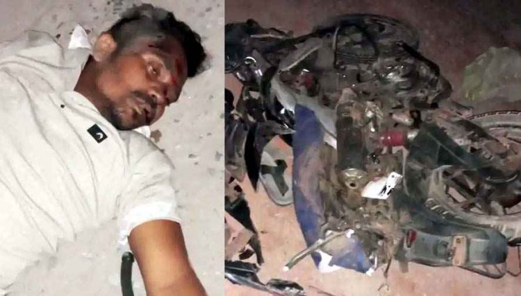 रायपुर में ट्रक ने काम से लौट रहे बाइक सवार को कुचला, 2 युवकों  की मौत, अल्ट्राटेक-सीमेंट कंपनी के सामने शव रखकर परिजनों ने किया जमकर प्रदर्शन