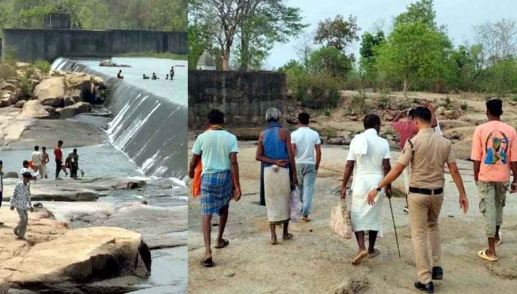 पैरी घुमर डैम में हादसे की आशंका, बांध में शक्तिमान बनने की कोशिश पर कानून का लगा ब्रेक, चेतावनी पोस्टर लगाए, पर्यटकों को दी गई समझाइश