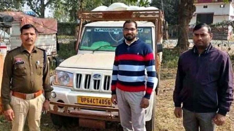 कस्टडी में रखी पिकअप वाहन से टायर बदलने और धान गायब होने के आरोप, थाना कांड से पुलिस व्यवस्था और सुरक्षा तंत्र पर गंभीर सवाल, चोर कौन?