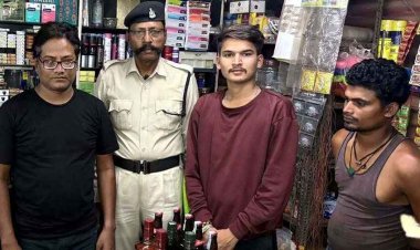 पान ठेले में मिल रही महंगी ब्रांडेड की विदेशी शराब और बीयर, हाईवे के पान दुकान में आबकारी टीम की दबिश, आरोपी सुनील को किया गया गिरफ्तार