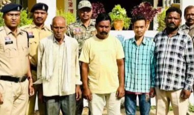 जमीन खरीदी-बिक्री में गबन और वित्तीय गड़बड़ी का राज खुलने के डर से शराब में जहर मिलाकर युवक की हत्या, 8 महीने बाद सरपंच समेत 4 आरोपी गिरफ्तार