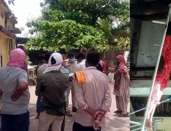 लव मेरिज के बाद फंदे पर झूली नवविवाहिता, घर में लटकी देखी पत्नी की लाश तो पति के उड़ गए होश. पिता ने आने से किया इंकार, जांच में जुटी पुलिस