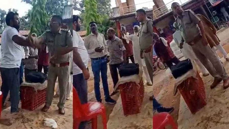 थाना प्रभारी पर व्यापारी से मारपीट का आरोप, पुलिस के रवैये पर उठ रहे गंभीर सवाल, सोशल मीडिया पर वीडियो जमकर वायरल, इलाके में चर्चा का विषय