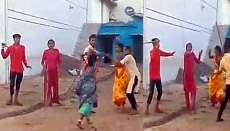एक ही परिवार के 2 पक्षों में मारपीट, पानी को लेकर कुल्हाड़ी-रॉड से हमला, महिलाओं ने एक-दूसरे को लाठी से पीटा, 9 घायल, इलाज के लिए जिला अस्पताल में भर्ती