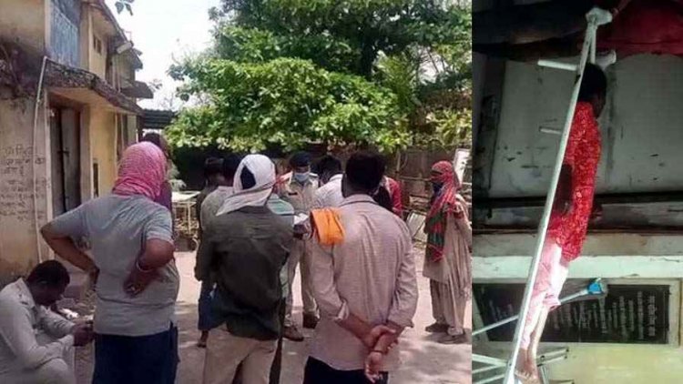 लव मेरिज के बाद फंदे पर झूली नवविवाहिता, घर में लटकी देखी पत्नी की लाश तो पति के उड़ गए होश. पिता ने आने से किया इंकार, जांच में जुटी पुलिस