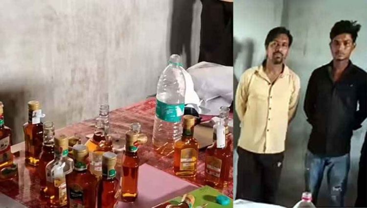 ग्राहकों के साथ धोखाधड़ी, दारू में पानी मिला रहे शराब दुकान के कर्मचारी, आबकारी अधिकारी ने 4 कर्मचारियों को पकड़ा, टेबल पर ही सील खोलकर चल रहा खेल