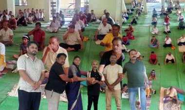अंतरराष्ट्रीय योग दिवस पर गुलाब गार्डन में कराया गया योगाभ्यास, योगाचार्य डॉक्टर रमेश कुमार सोनसायटी -योगा हमें अनुशासन सिखाती है