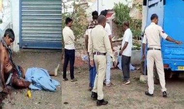 पुरानी रंजिश में खूनी वारदात: फरसा मारकर दुकान के सामने ग्रामीण की हत्या, गांव में सनसनी, वारदात के बाद आरोपी ने थाने में किया सरेंडर, पूछताछ जारी