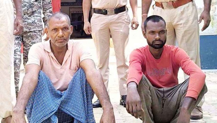 जमीन बंटवारे का विवाद पड़ा भारी, बुजुर्ग को टांगी मारकर उतारा मौत के घाट, चाचा-भतीजे ने कुल्हाड़ी से किया हमला, आरोपी चाचा-भतीजा गिरफ्तार