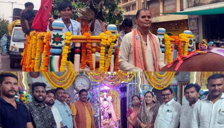 श्री सत्यनारायण महाप्रभु जी का 77वां मूर्ति स्थापना दिवस हर्षोल्लास के साथ मनाया गया, भव्य शोभायात्रा, भक्ति-कीर्तन और धार्मिक आयोजनों से गूंजा नगर