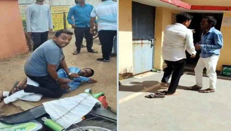 ग्राम पंचायत जौंदी की आमसभा में बवाल, सरपंच पुत्र समेत कई लोगों पर उपसरपंच के साथ मारपीट करने का आरोप, वीडियो वायरल, नवापारा में शिकायत दर्ज