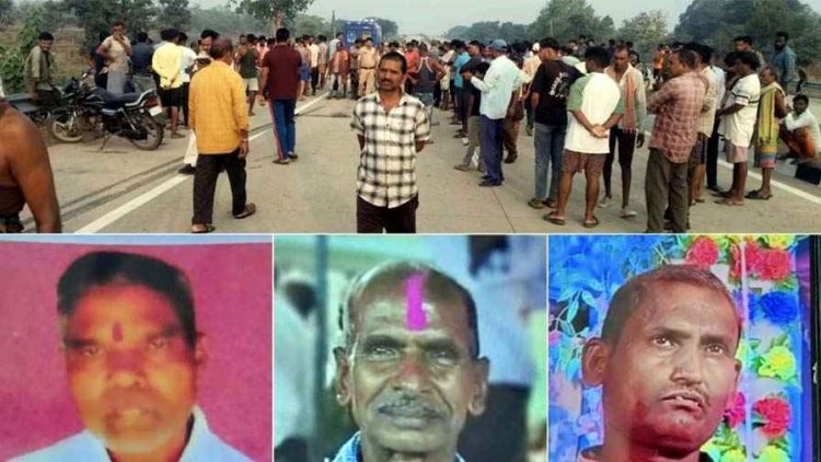 सुबह की सैर बनी आखरी सफर, मॉर्निंग वॉक पर निकले तीन दोस्तों को तेज रफ्तार अज्ञात वाहन ने कुचला, तीनों की मौके पर दर्दनाक मौत