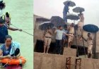 बारिश से जतमई में सैलानियों की भीड़, निर्माणाधीन पुलिया बनी आफत, कई गांवों का संपर्क टूटा, रात भर पेड़ पर रहे 14 मजदूर, पेड़ पर गिरी आकाशीय बिजली