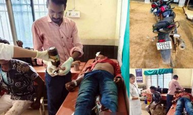 NH-130C पर दर्दनाक सड़क हादसा: पुल से टकराई तेज रफ़्तार पल्सर बाइक, तीन युवक घायल; दो की हालत नाजुक, दोनों रेफर, इलाज जारी