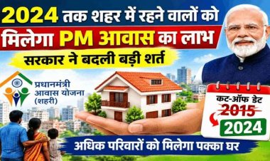 छत्तीसगढ़ सरकार का बड़ा फैसला, प्रधानमंत्री आवास योजना में बदलाव, अब 2015 नहीं, 2024 तक शहर में रहने वालों को मिलेगा पक्के घर का फायदा