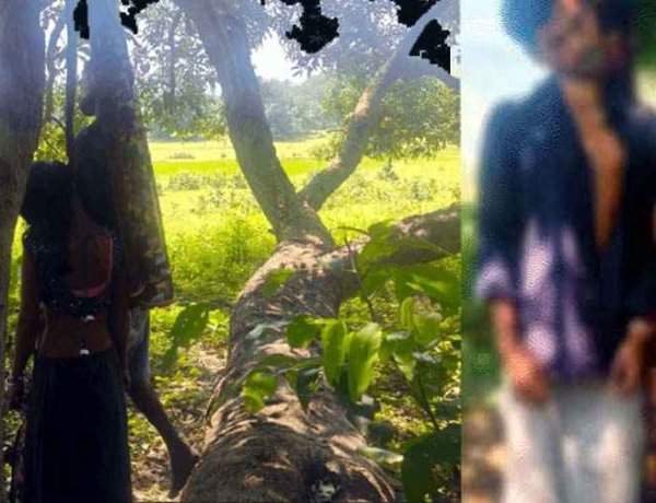 जंगल में साड़ी के एक ही फंदे पर लटकी मिली युवक-युवती की लाश, प्रेम प्रसंग में आत्महत्या की आशंका, गांव में शोक का माहौल, जांच में जुटी पुलिस