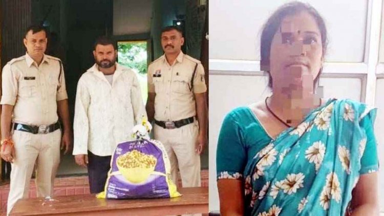 159 पौवा शराब के साथ युवती समेत दो गिरफ्तार, नयापारा में डमी ग्राहक बनाकर महिला तस्कर को पकड़ा, भखारा में शराब भट्टी के पास पुलिस की घेराबंदी