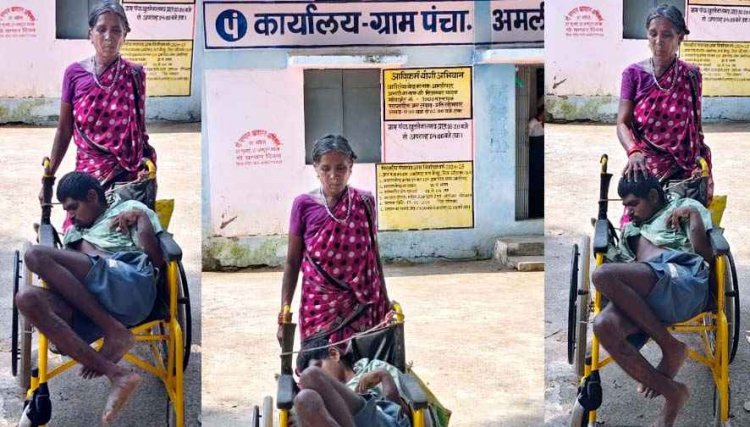 पेंशन की आस में आधार के लिए मां के साथ भटकने को मजबूर दिव्यांग, फिंगरप्रिंट के लिए काम नहीं करतीं हाथ की उंगलियां, सरकारी व्यवस्था के सामने परिवार बेबस