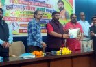 छत्तीसगढ़ गौरव अवार्ड से नवाजे गए डॉ रमेश कुमार सोनसायटी, विधायक इंद्र कुमार साहू के कार्यालय प्रभारी डॉक्टर शरद चौपकर भी हुए सम्मानित
