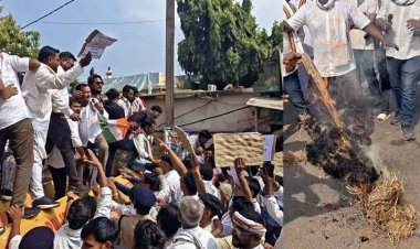 गरियाबंद में कांग्रेस का शक्ति प्रदर्शन, 20 सूत्रीय मांगों को लेकर नगरपालिका का घेराव, नगरीय प्रशासन मंत्री का पुतला दहन. भ्रष्टाचार और अव्यवस्थाओं पर सवाल