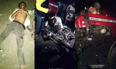 दशहरा देखकर घर लौट रहे बाइक सवार हादसे के शिकार, ट्रैक्टर से टकराने पर तीन युवक घायल, 112 की मदद से देवभोग अस्पताल में इलाज जारी