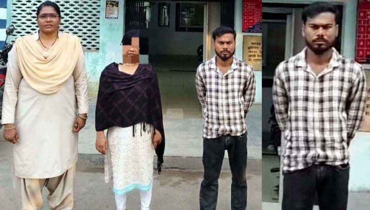 शराबी बेटे को बचाने मां पहुंची थाना, हंगामा कर आरक्षक से मारपीट, पुलिसकर्मी के हाथ में आई चोट, पुलिस ने मां-बेटे को गिरफ्तार कर भेजा जेल