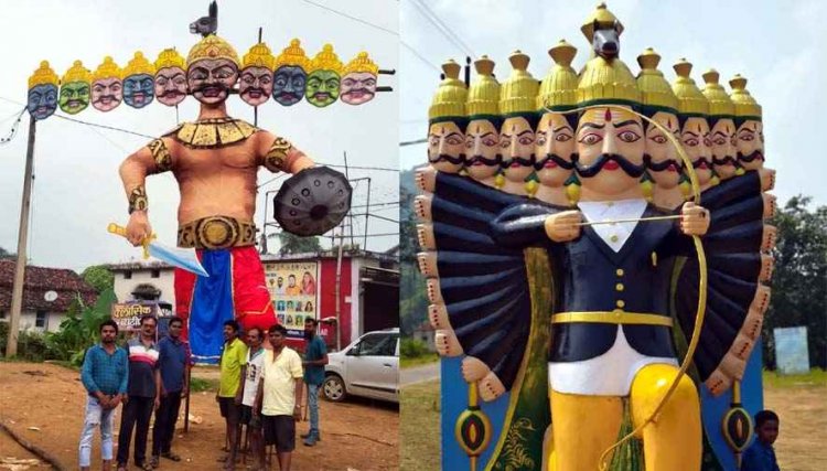 माता दुर्गा एवं जवारा का विसर्जन, आकर्षक आतिशबाजी के साथ किया जाएगा रावण के पुतले दहन, बस्तर में नहीं जलाया जाता रावण का पुतला