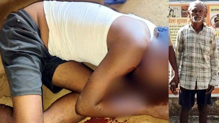 जमीन बंटवारे के विवाद में भतीजे की हत्या, फूफा ने सिर-गर्दन पर कुल्हाड़ी से किया हमला, मौके पर मौत, फैली सनसनी, आरोपी केमनबोध गिरफ्तार